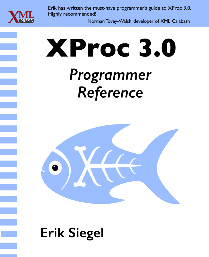 XProc 3.0 Programmer Reference Front Cover